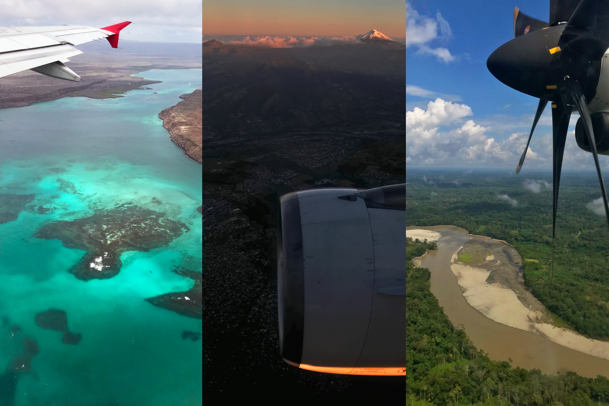 You can take short flights to any of the eight main regional airports (including 2 in the Amazon and 2 in the Galapagos)